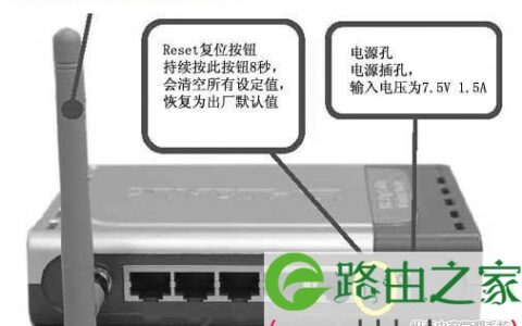 关于路由器恢复出厂设置的讲解(图文）