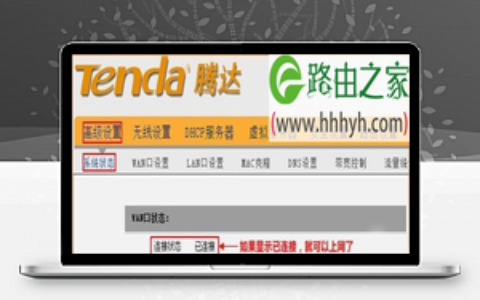 腾达(Tenda)W368R无线路由器动态IP上网设置方法