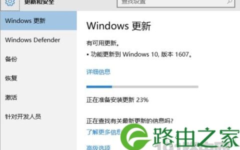 Windows 10查看版本号及进行系统更新教程