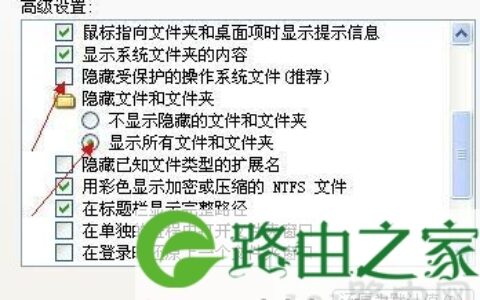 u盘中被隐藏的文件怎样显示出来