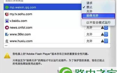 苹果Mac系统提示Adobe FlashPlayer已过期的解决方法(图)