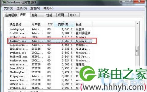 Win7系统下taskmgr.exe进程介绍(图)