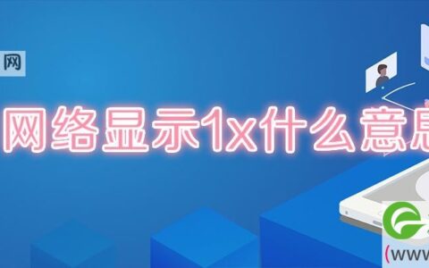 网络显示1x什么意思(图文)