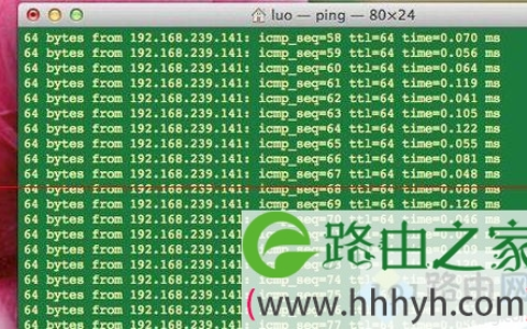 Mac系统用命令打开ping端口 带端口号ping命令