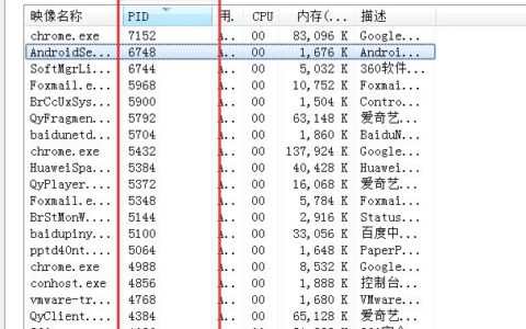 电脑怎么查看某个端口被谁占用