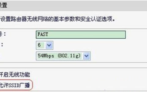 迅捷 FW450R 无线路由器防止别人蹭网