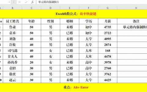 能立马提高效率的5个Excel快捷键，易学易用，建议收藏