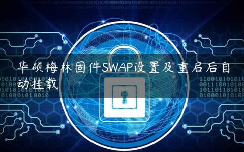 华硕梅林固件SWAP设置及重启后自动挂载