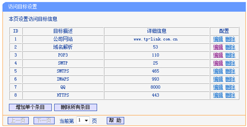 TP-Link TL-WR880N 无线路由器控制管控网络权限