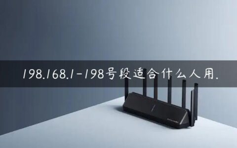 198.168.1-198号段适合什么人用.