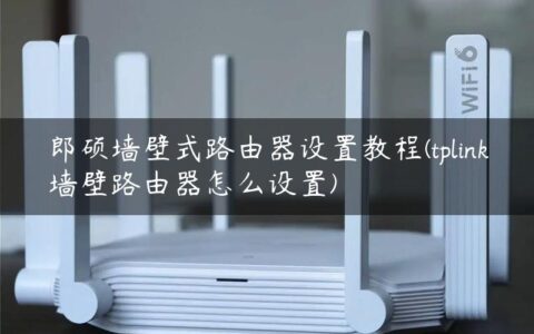 郎硕墙壁式路由器设置教程(tplink墙壁路由器怎么设置)