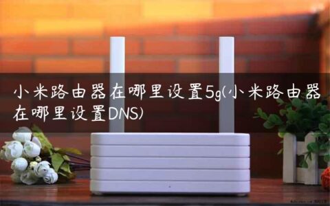 小米路由器在哪里设置5g(小米路由器在哪里设置DNS)