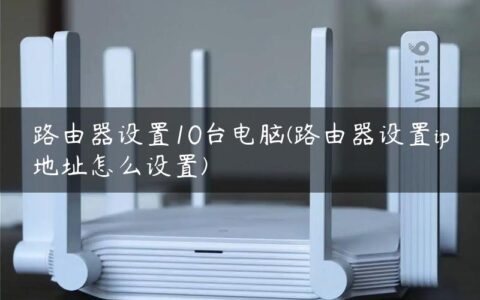 路由器设置10台电脑(路由器设置ip地址怎么设置)