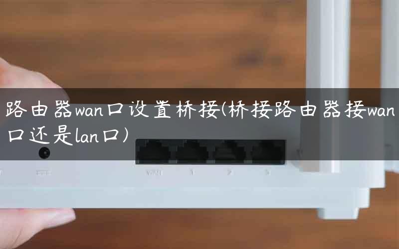 路由器wan口设置桥接(桥接路由器接wan口还是lan口)